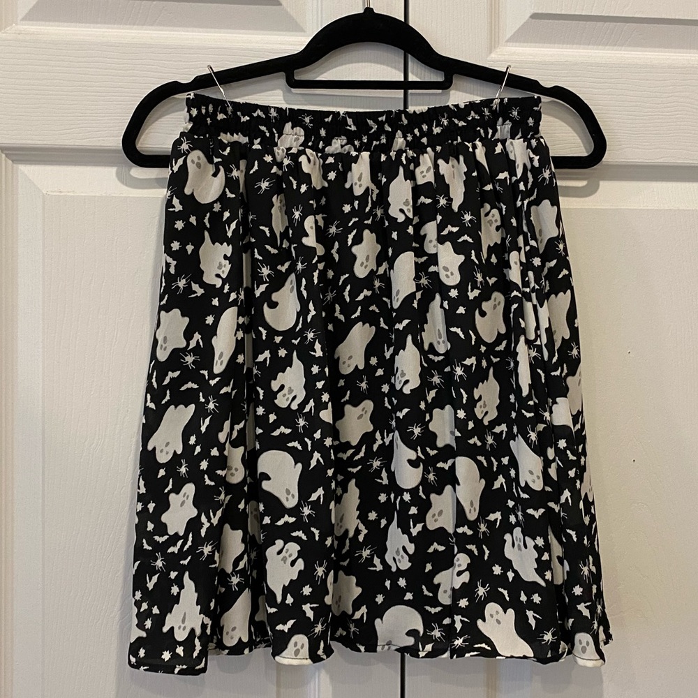 ModCloth Halloween or spooky season witchy chiffon ghost skirt
